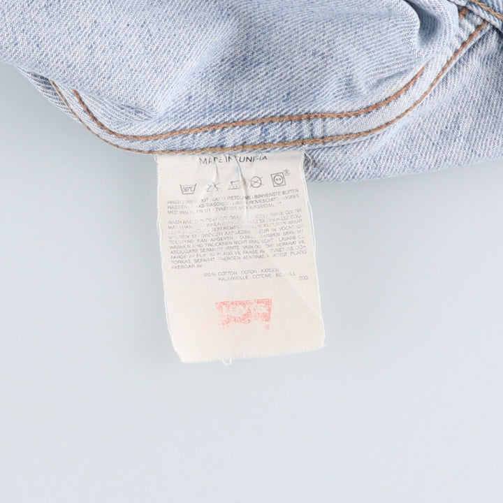 90'S Levi's 70503-0213 Denim Jacket, Men's XL, Vintage cotton blue type Vintage Second Hand