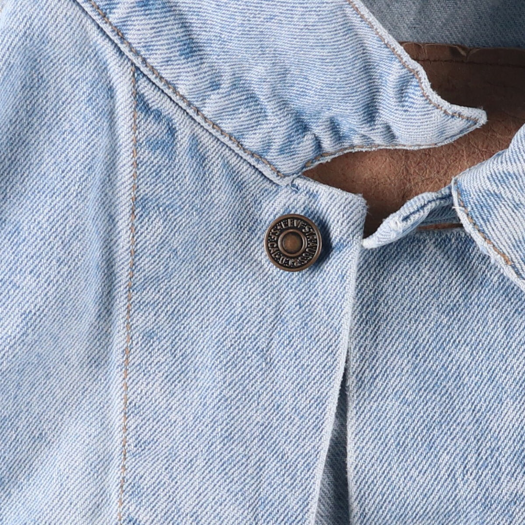 90'S Levi's 70503-0213 Denim Jacket, Men's XL, Vintage cotton blue type Vintage Second Hand