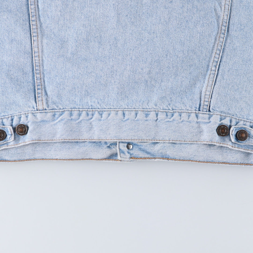 90'S Levi's 70503-0213 Denim Jacket, Men's XL, Vintage cotton blue type Vintage Second Hand
