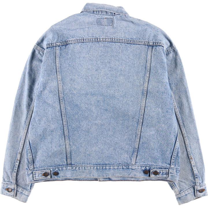 Vintage 80s-90'S Levi's 70507-4813 Chemical Wash Denim Jacket, Made in USA, Men's Size XL cotton blue type Vintage Second Hand