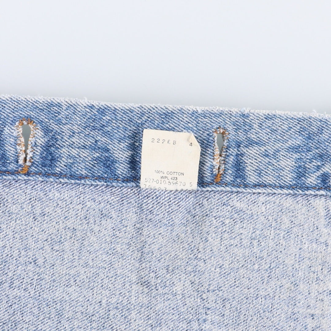 Vintage 80s-90'S Levi's 70507-4813 Chemical Wash Denim Jacket, Made in USA, Men's Size XL cotton blue type Vintage Second Hand