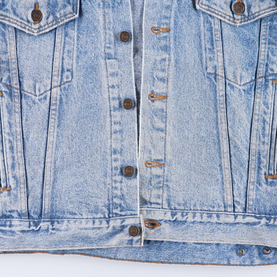 Vintage 80s-90'S Levi's 70507-4813 Chemical Wash Denim Jacket, Made in USA, Men's Size XL cotton blue type Vintage Second Hand