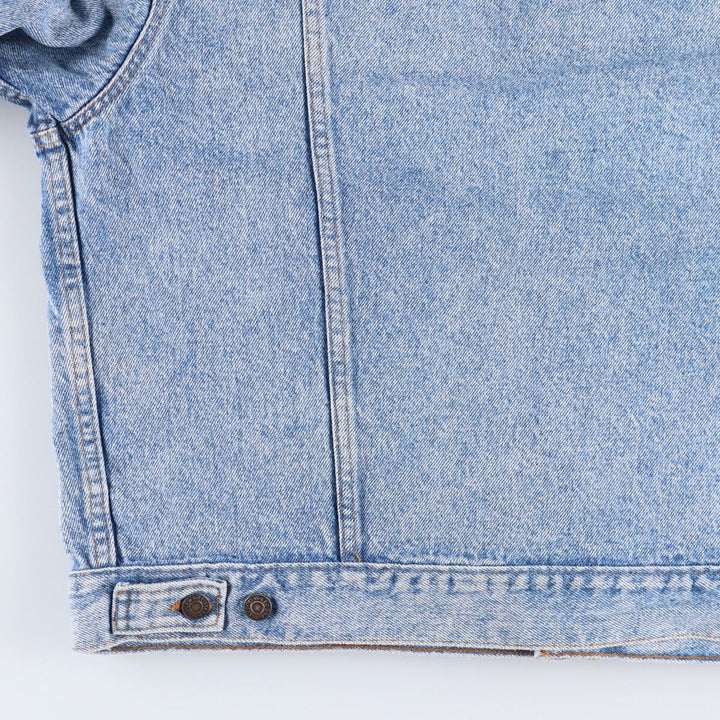 Vintage 80s-90'S Levi's 70507-4813 Chemical Wash Denim Jacket, Made in USA, Men's Size XL cotton blue type Vintage Second Hand
