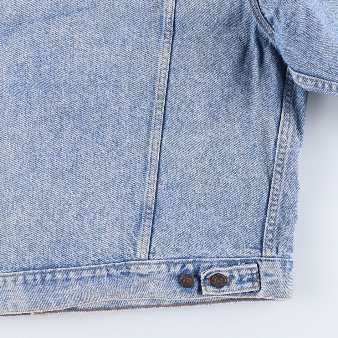 Vintage 80s-90'S Levi's 70507-4813 Chemical Wash Denim Jacket, Made in USA, Men's Size XL cotton blue type Vintage Second Hand