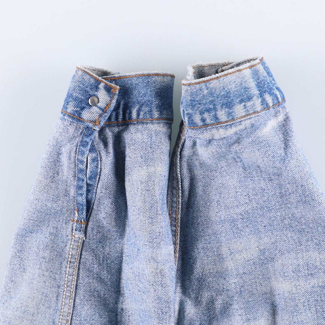 Vintage 80s-90'S Levi's 70507-4813 Chemical Wash Denim Jacket, Made in USA, Men's Size XL cotton blue type Vintage Second Hand