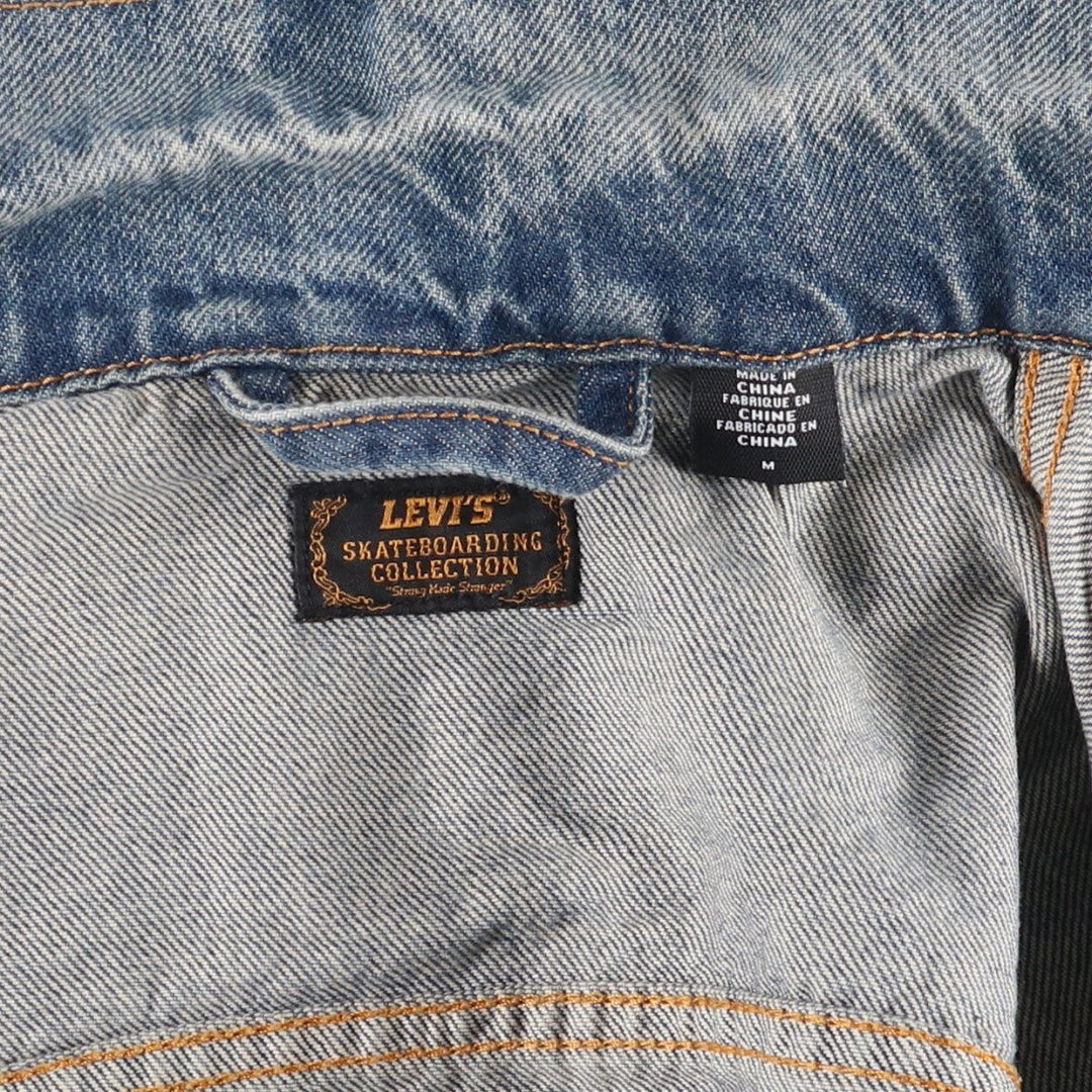 Levi's Skateboarding Collection Denim Jacket, Men's Size Medium cotton blue type Vintage Second Hand