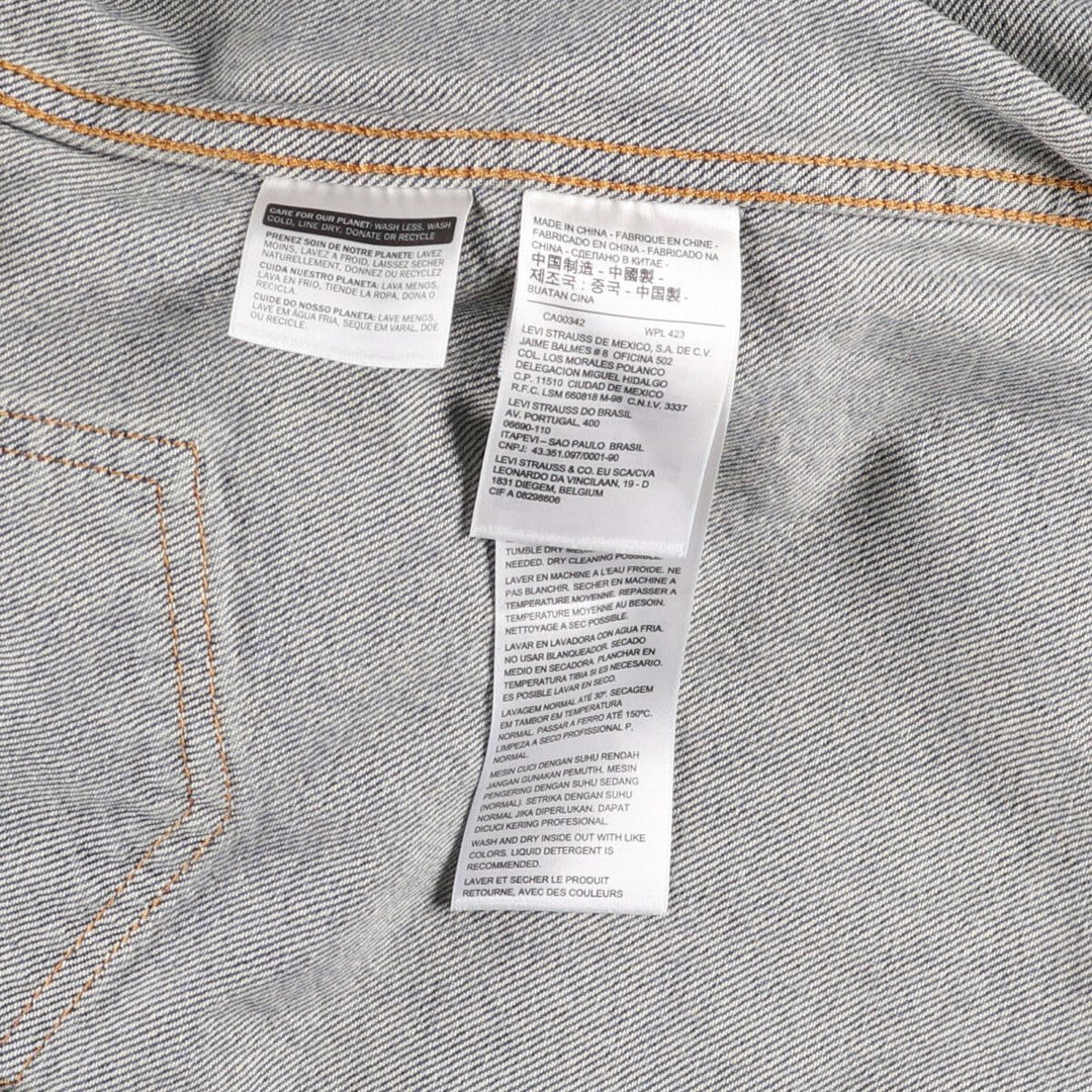 Levi's Skateboarding Collection Denim Jacket, Men's Size Medium cotton blue type Vintage Second Hand