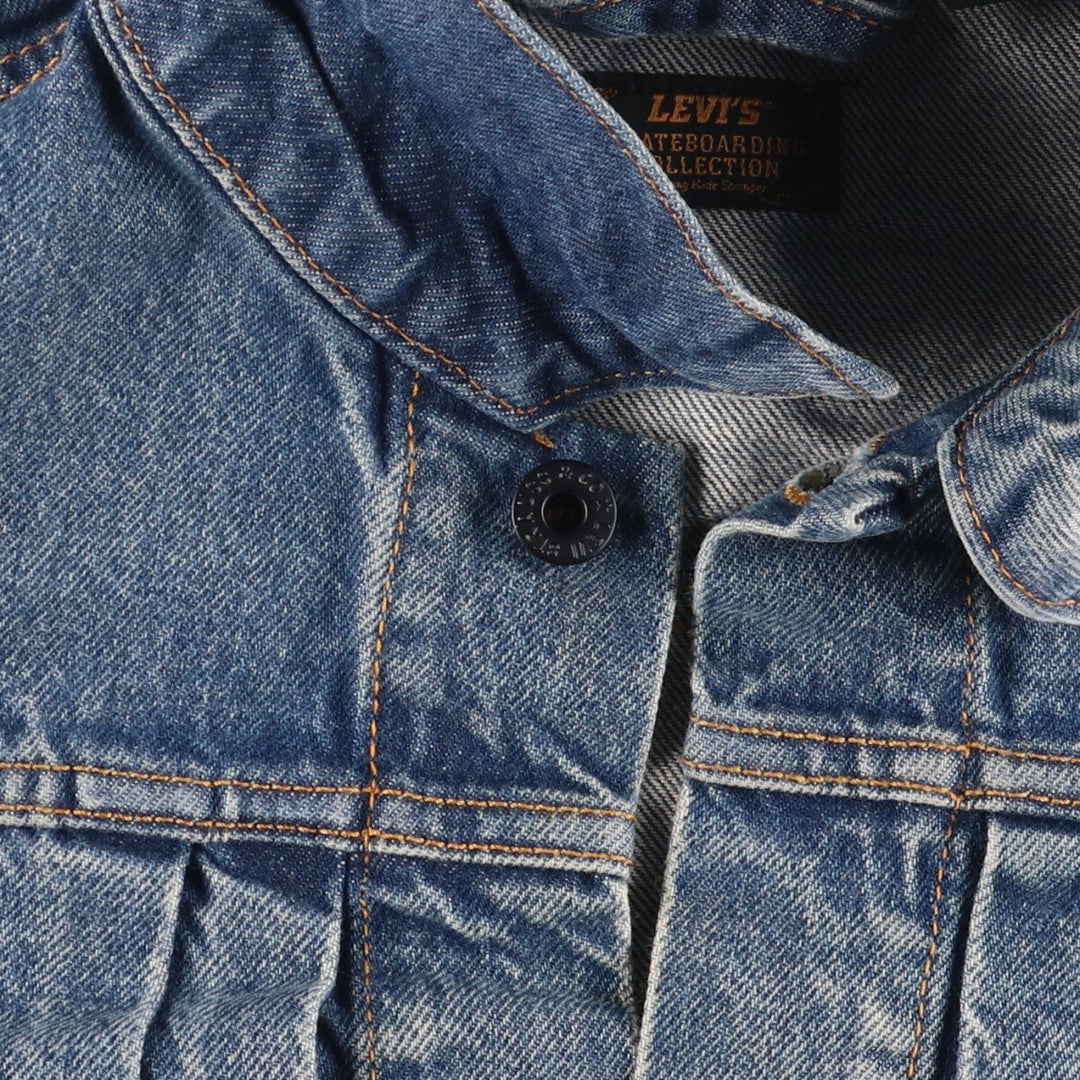 Levi's Skateboarding Collection Denim Jacket, Men's Size Medium cotton blue type Vintage Second Hand