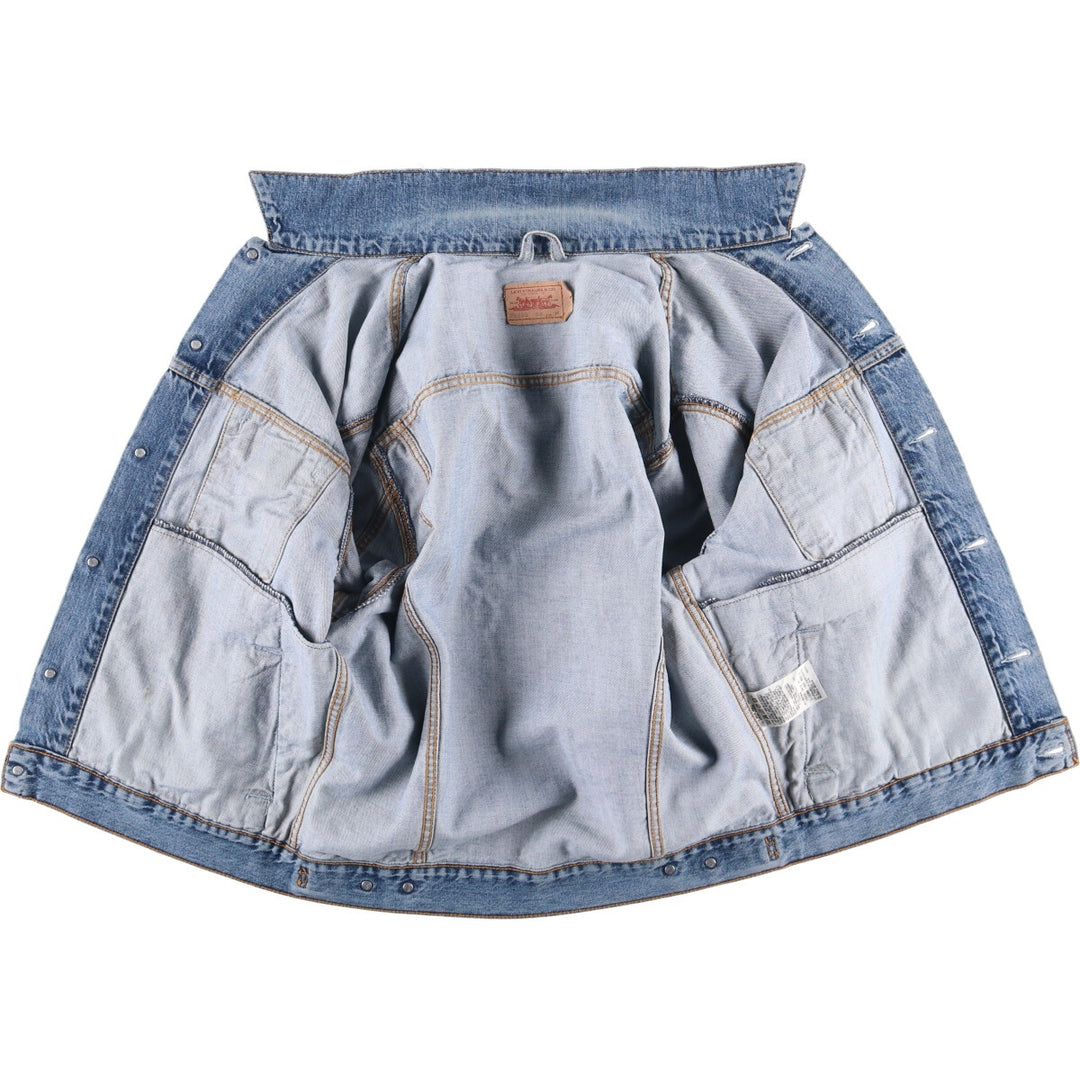 Levi's Euro Model Denim Jacket, Men's Size Medium cotton blue type Vintage Second Hand