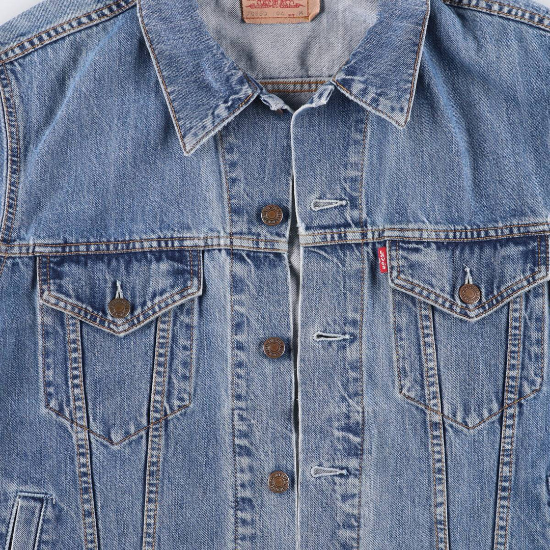 Levi's Euro Model Denim Jacket, Men's Size Medium cotton blue type Vintage Second Hand