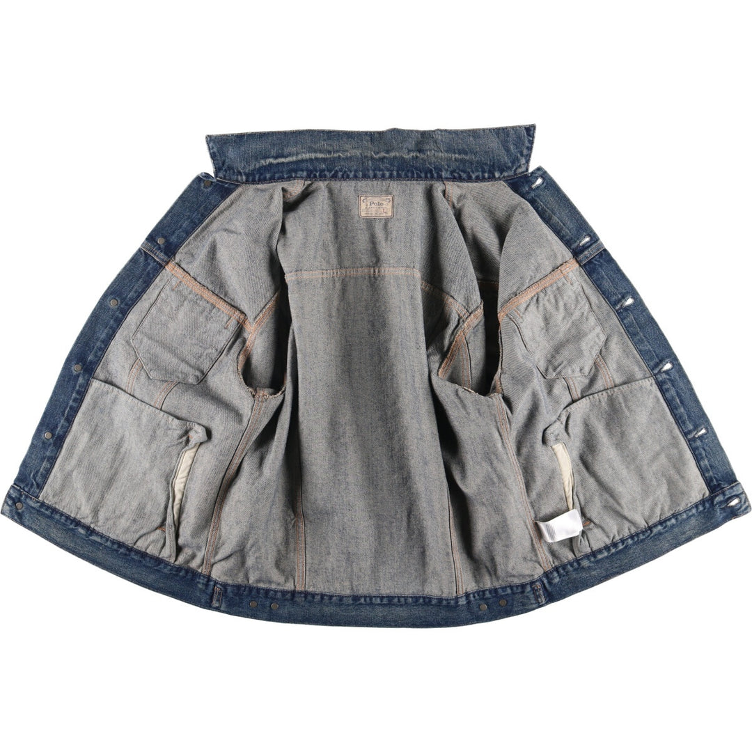 Ralph Lauren Polo Ralph Lauren denim jacket, men's size L cotton blue type Vintage Second Hand
