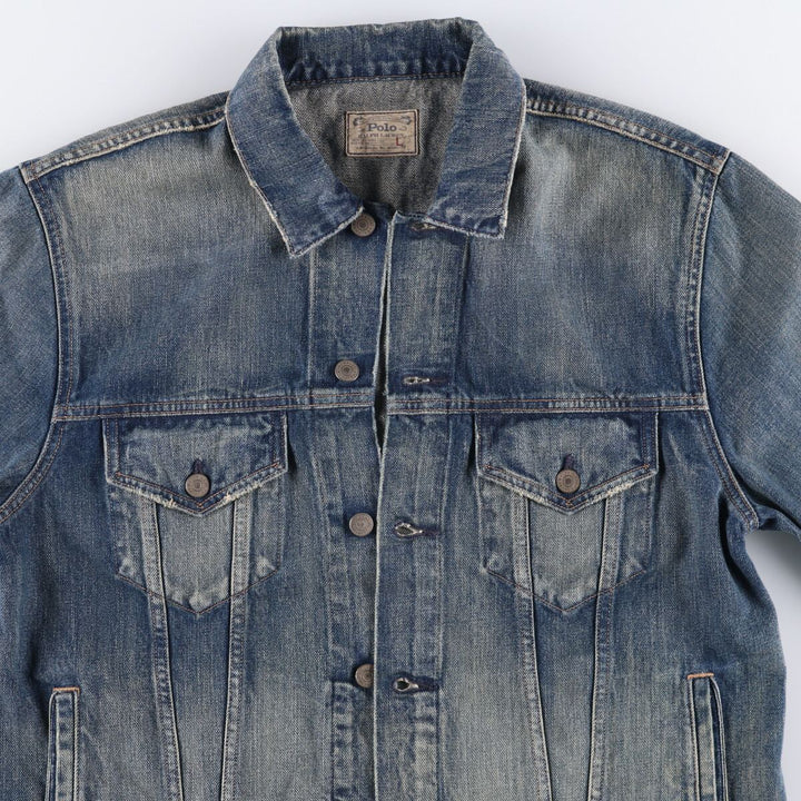 Ralph Lauren Polo Ralph Lauren denim jacket, men's size L cotton blue type Vintage Second Hand