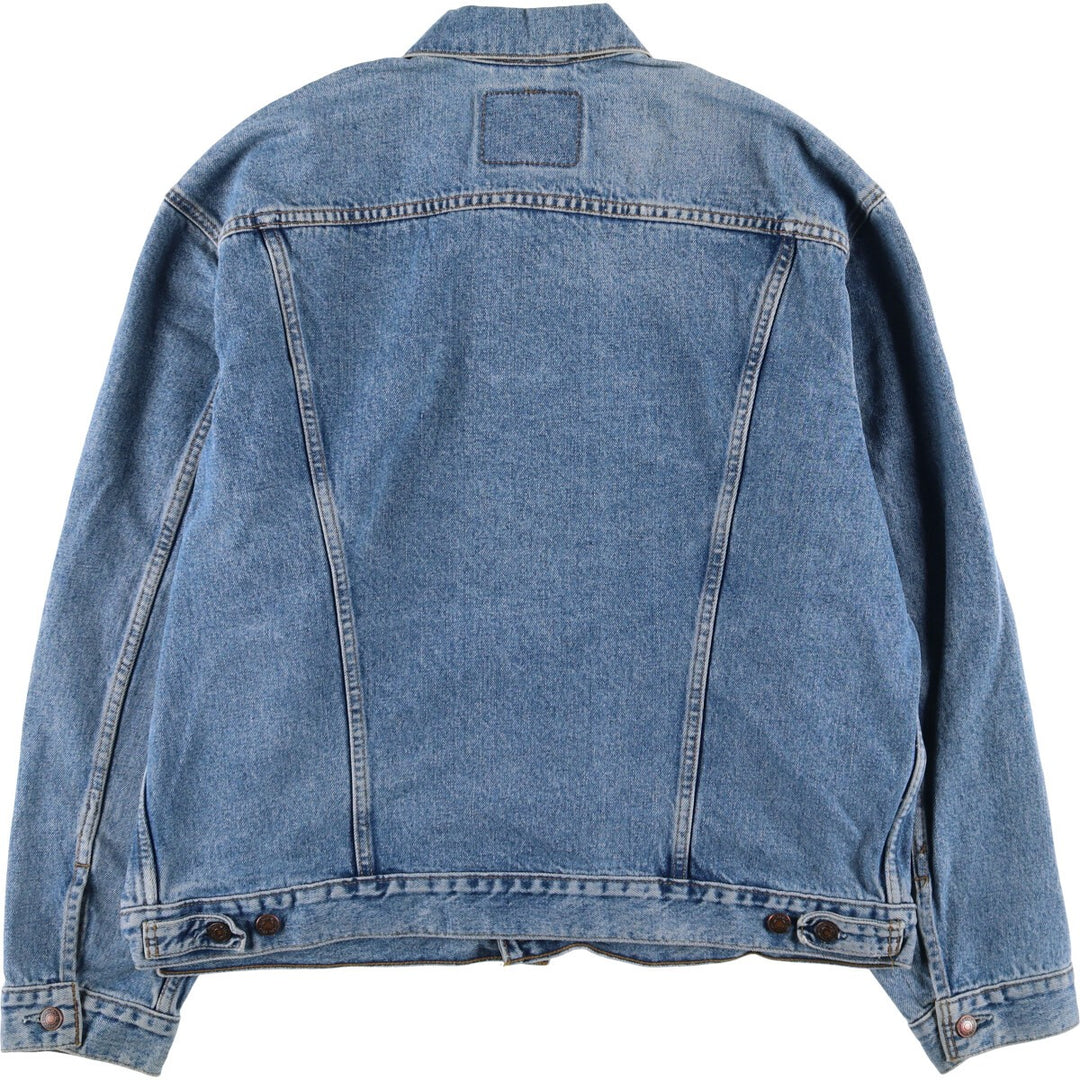 90'S Levi's 70503-0216 Denim Jacket, Men's XXL, Vintage cotton blue type Vintage Second Hand