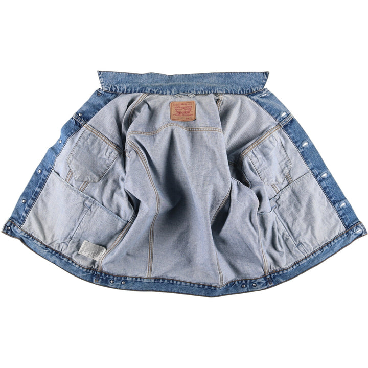 90'S Levi's 70503-0216 Denim Jacket, Men's XXL, Vintage cotton blue type Vintage Second Hand