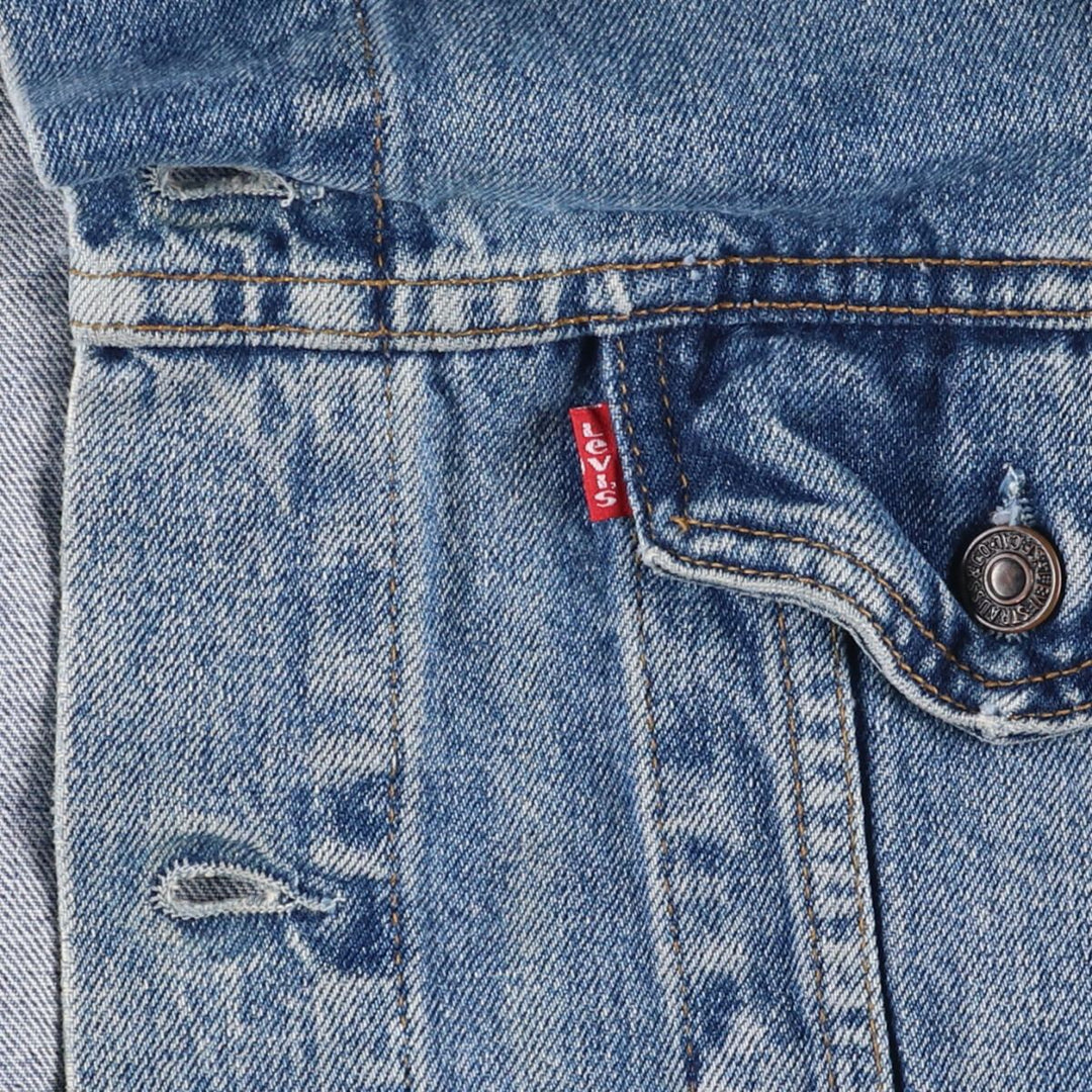 90'S Levi's 70503-0216 Denim Jacket, Men's XXL, Vintage cotton blue type Vintage Second Hand