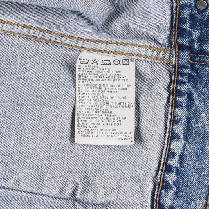 90'S Levi's 70503-0216 Denim Jacket, Men's XXL, Vintage cotton blue type Vintage Second Hand