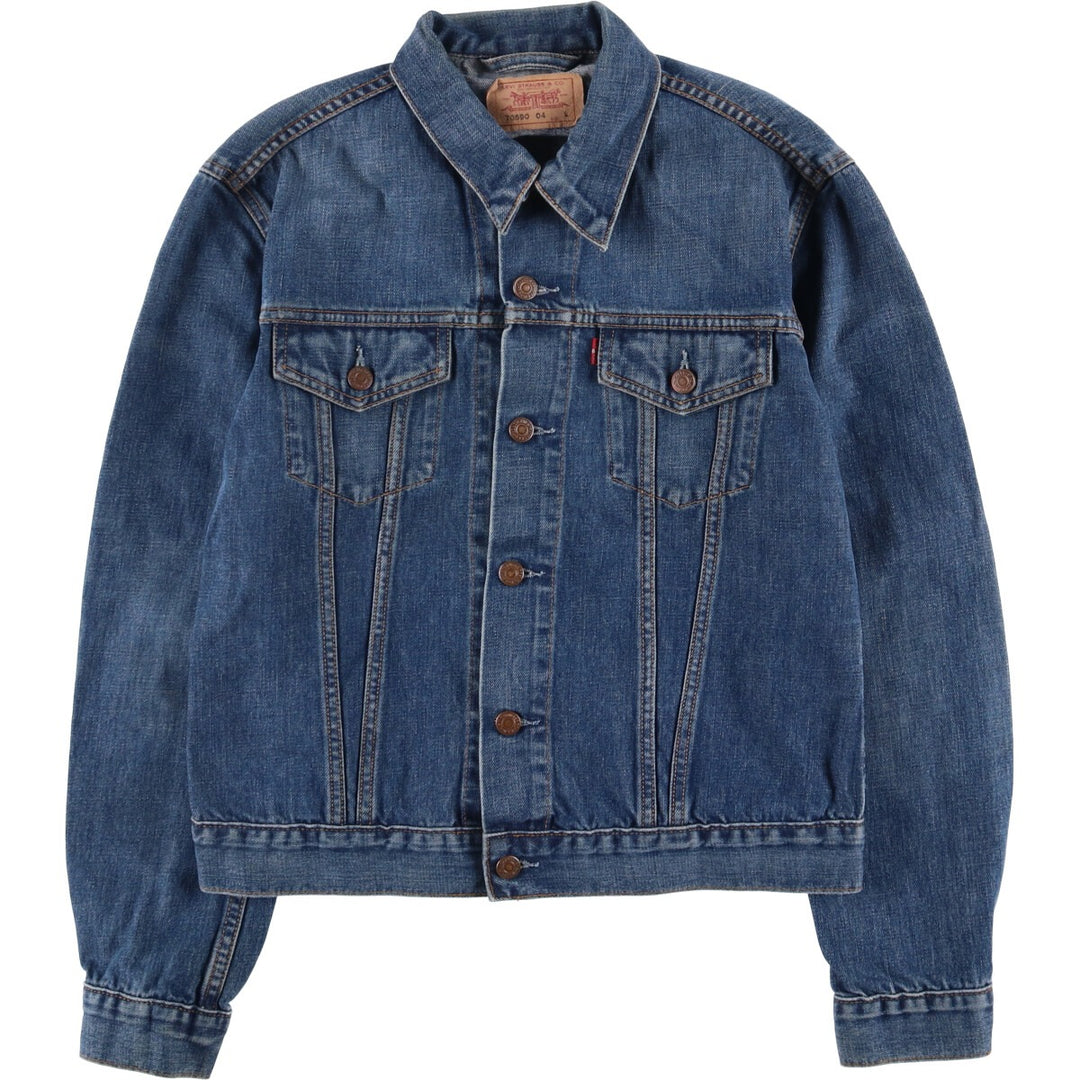 Levi's 70590-0417 Euro Model Denim Jacket, Men's Size L cotton blue type Vintage Second Hand