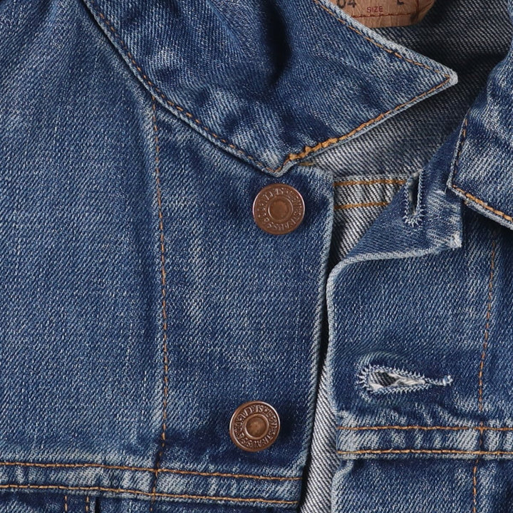 Levi's 70590-0417 Euro Model Denim Jacket, Men's Size L cotton blue type Vintage Second Hand