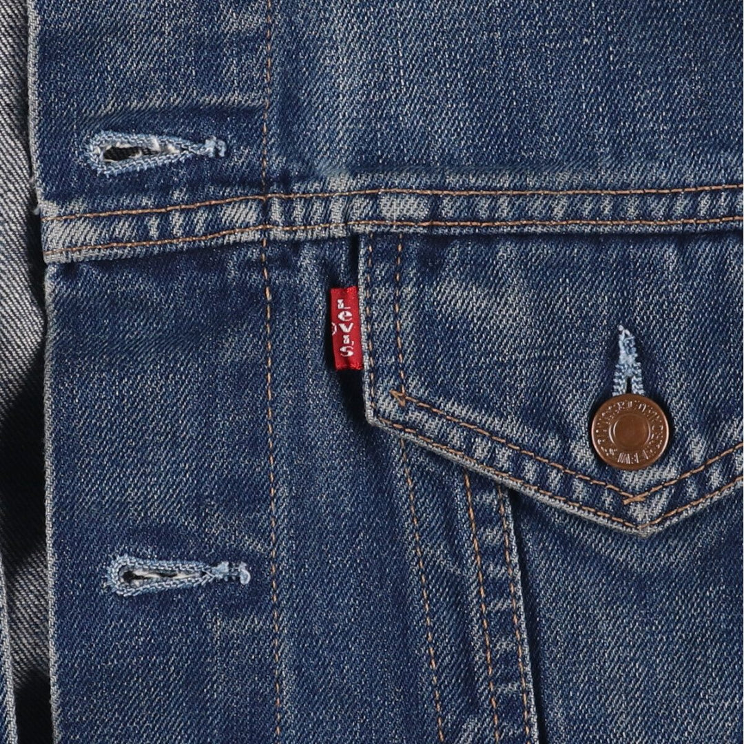 Levi's 70500-0408 Euro Model Denim Jacket, Men's Size Medium cotton blue type Vintage Second Hand