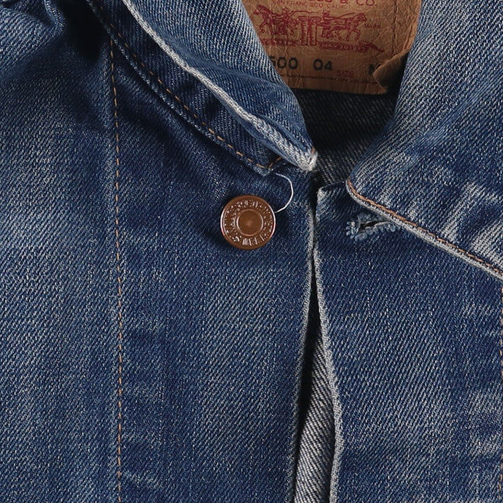 Levi's 70500-0408 Euro Model Denim Jacket, Men's Size Medium cotton blue type Vintage Second Hand