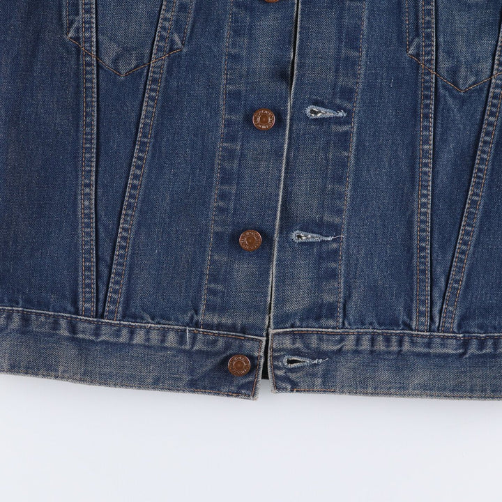 Levi's 70500-0408 Euro Model Denim Jacket, Men's Size Medium cotton blue type Vintage Second Hand
