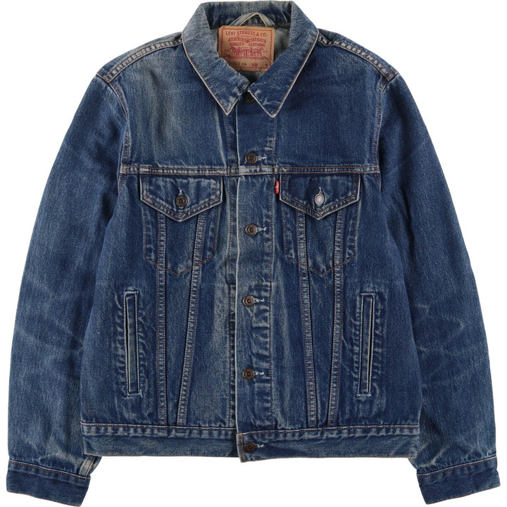 90'S Levi's 70503-0419 Denim Jacket, Men's Size Medium, Vintage cotton blue type Vintage Second Hand