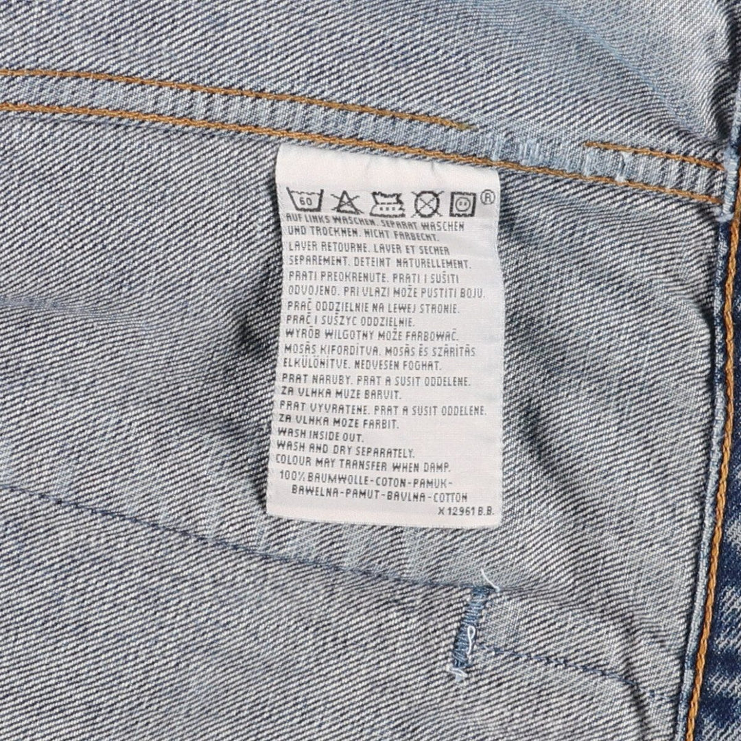90'S Levi's 70503-0419 Denim Jacket, Men's Size Medium, Vintage cotton blue type Vintage Second Hand