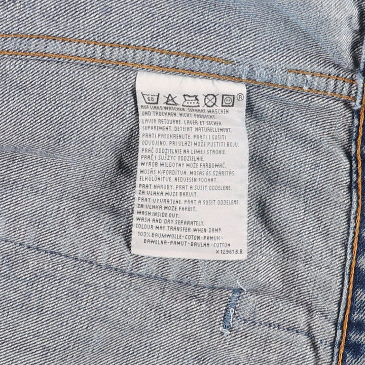 90'S Levi's 70503-0419 Denim Jacket, Men's Size Medium, Vintage cotton blue type Vintage Second Hand