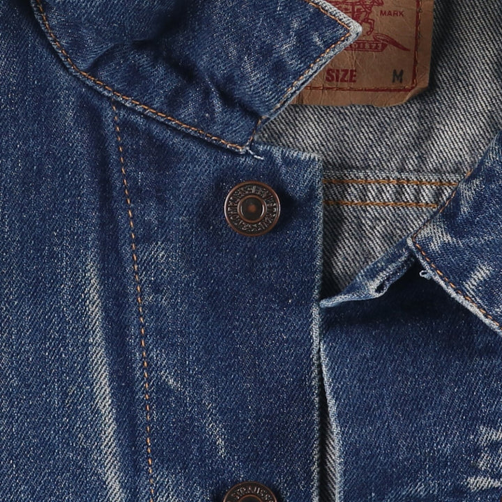 90'S Levi's 70503-0419 Denim Jacket, Men's Size Medium, Vintage cotton blue type Vintage Second Hand