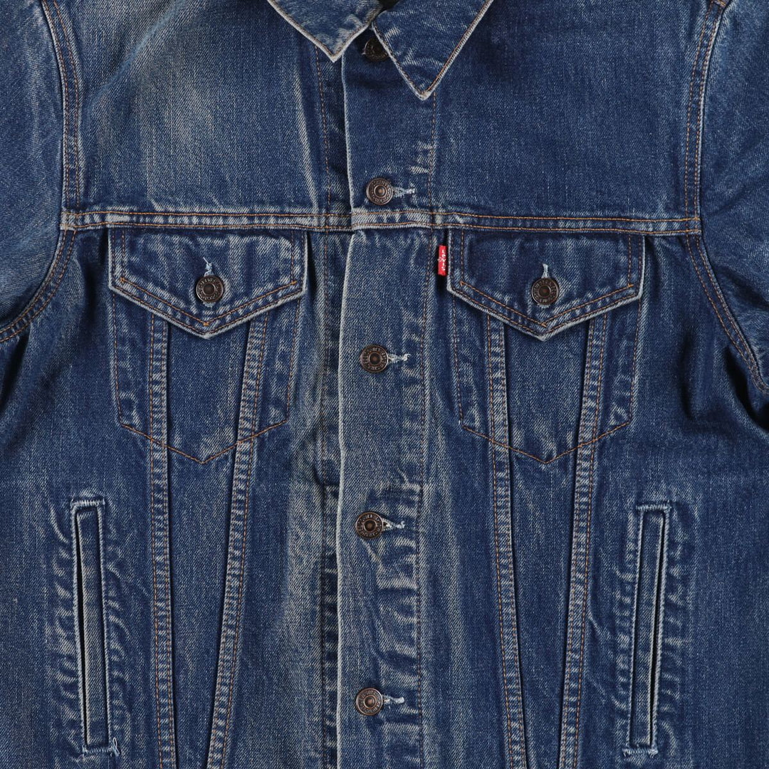 90'S Levi's 70503-0419 Denim Jacket, Men's Size Medium, Vintage cotton blue type Vintage Second Hand