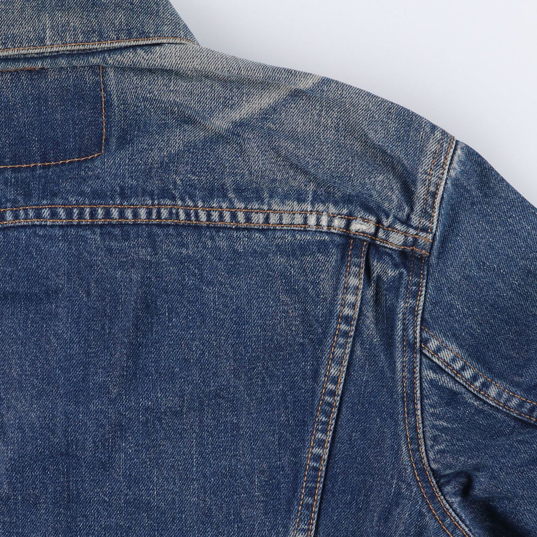 90'S Levi's 70503-0419 Denim Jacket, Men's Size Medium, Vintage cotton blue type Vintage Second Hand