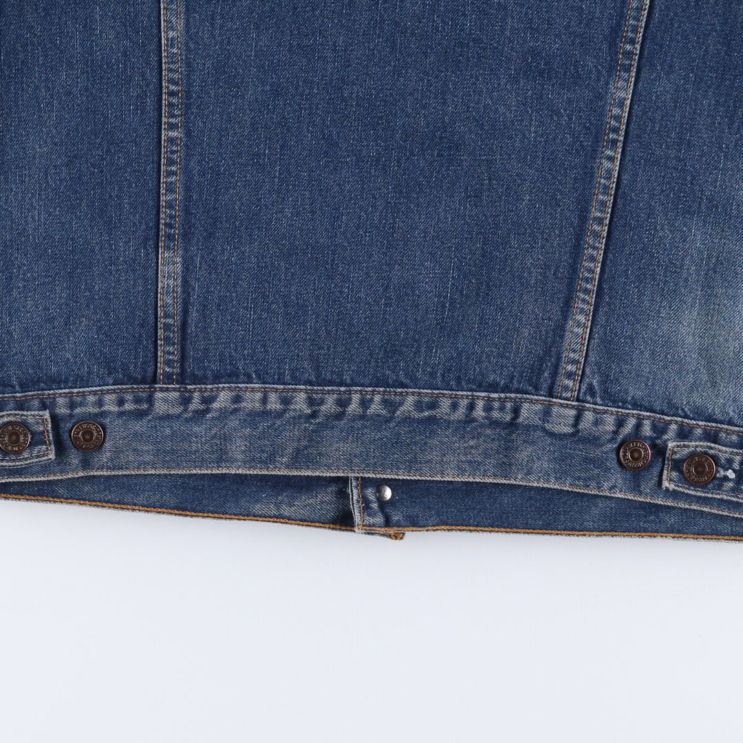 90'S Levi's 70503-0419 Denim Jacket, Men's Size Medium, Vintage cotton blue type Vintage Second Hand