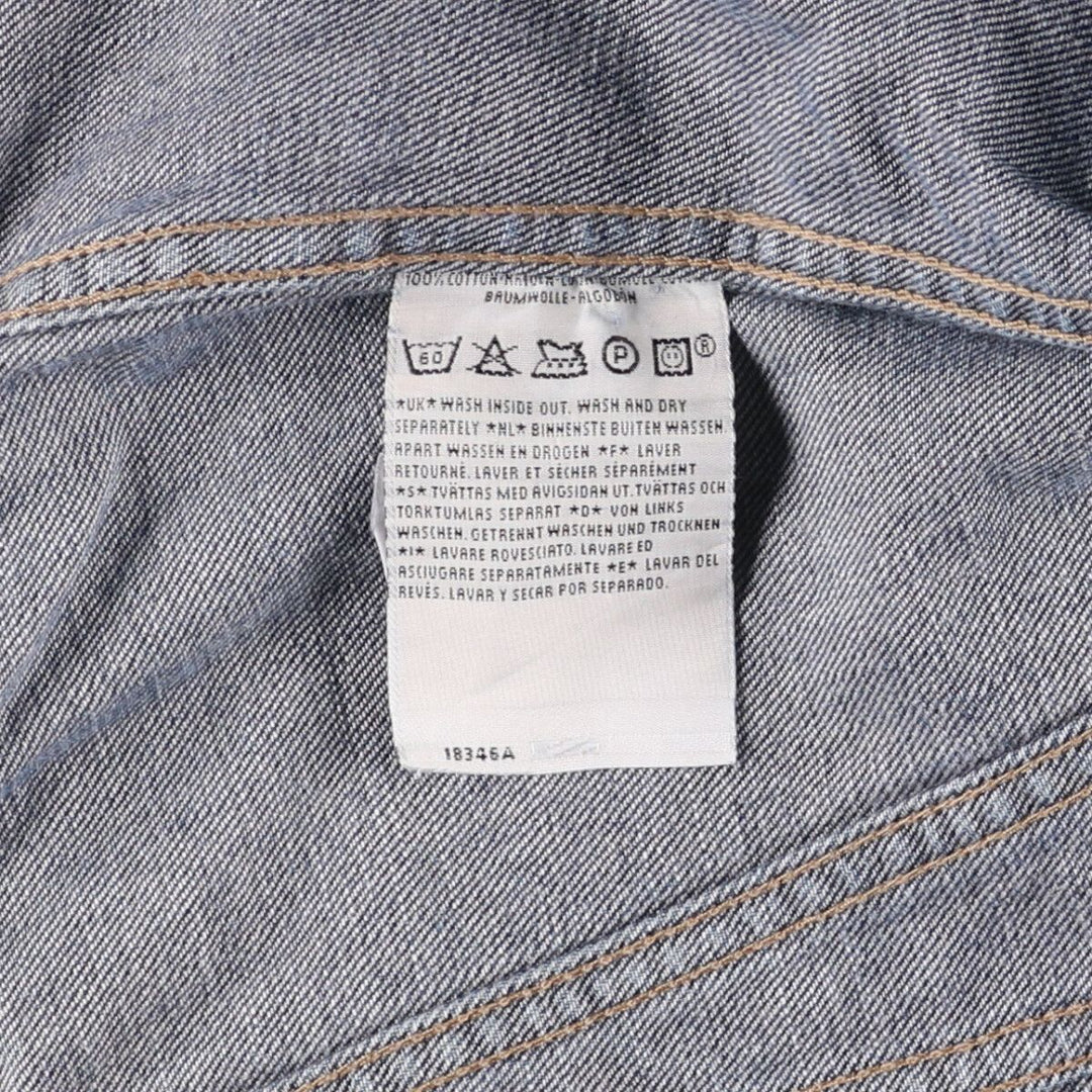 2000'S Levi's 70590-0402 Euro Model Denim Jacket, Men's Size L cotton blue type Vintage Second Hand