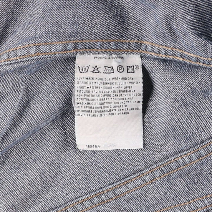 2000'S Levi's 70590-0402 Euro Model Denim Jacket, Men's Size L cotton blue type Vintage Second Hand