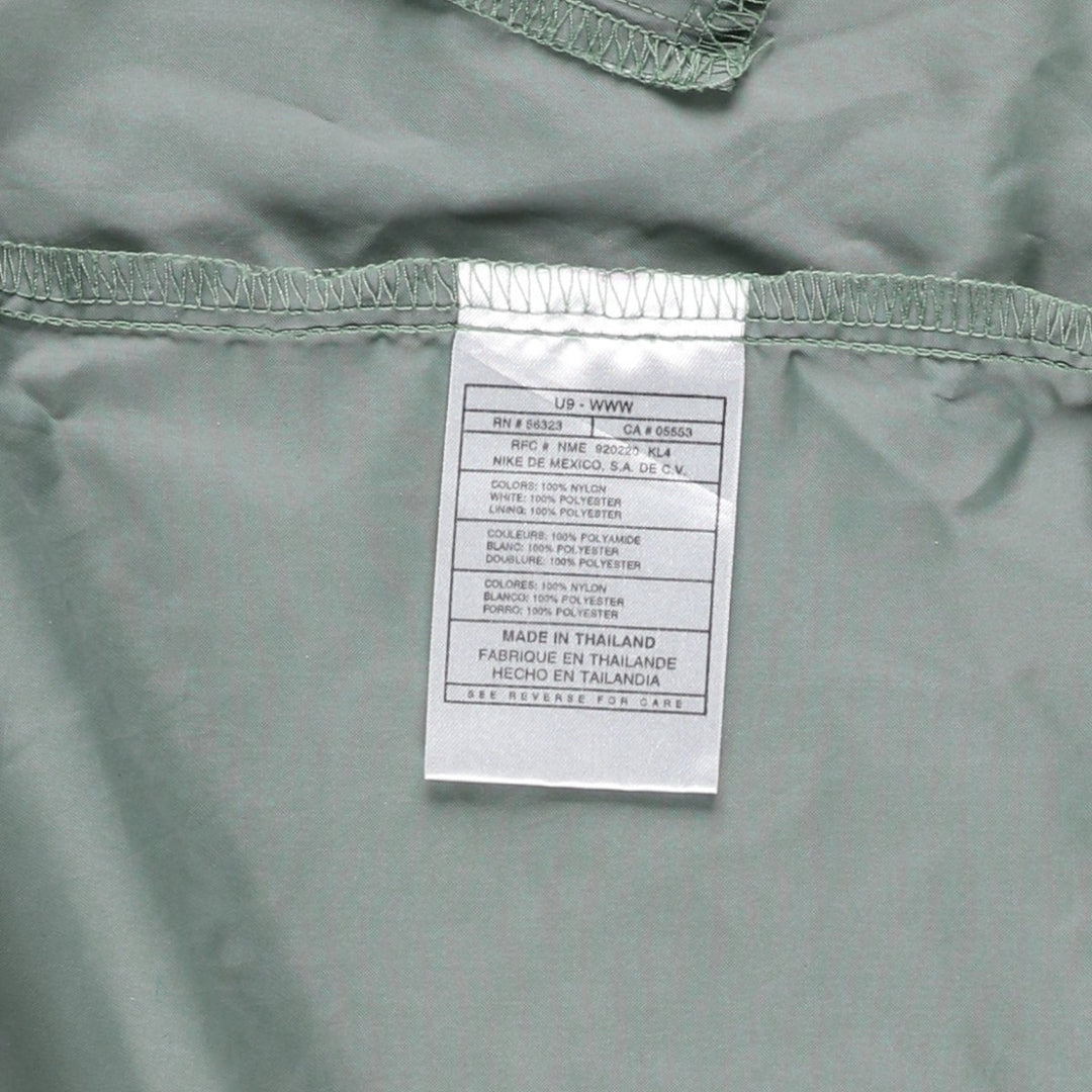 90'S Nike NIKE Nylon Jacket Men's XL Size Vintage Nylon Khaki type Vintage Second Hand