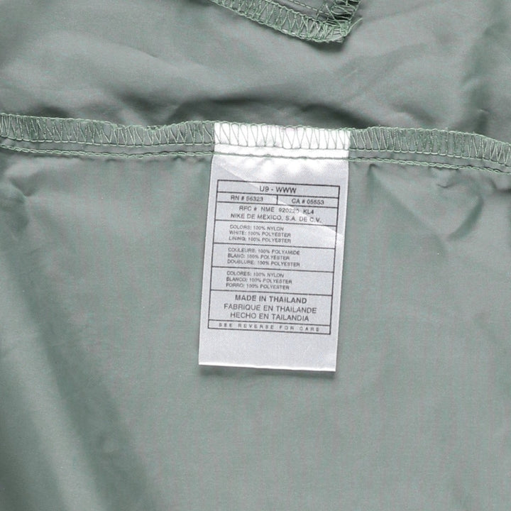 90'S Nike NIKE Nylon Jacket Men's XL Size Vintage Nylon Khaki type Vintage Second Hand