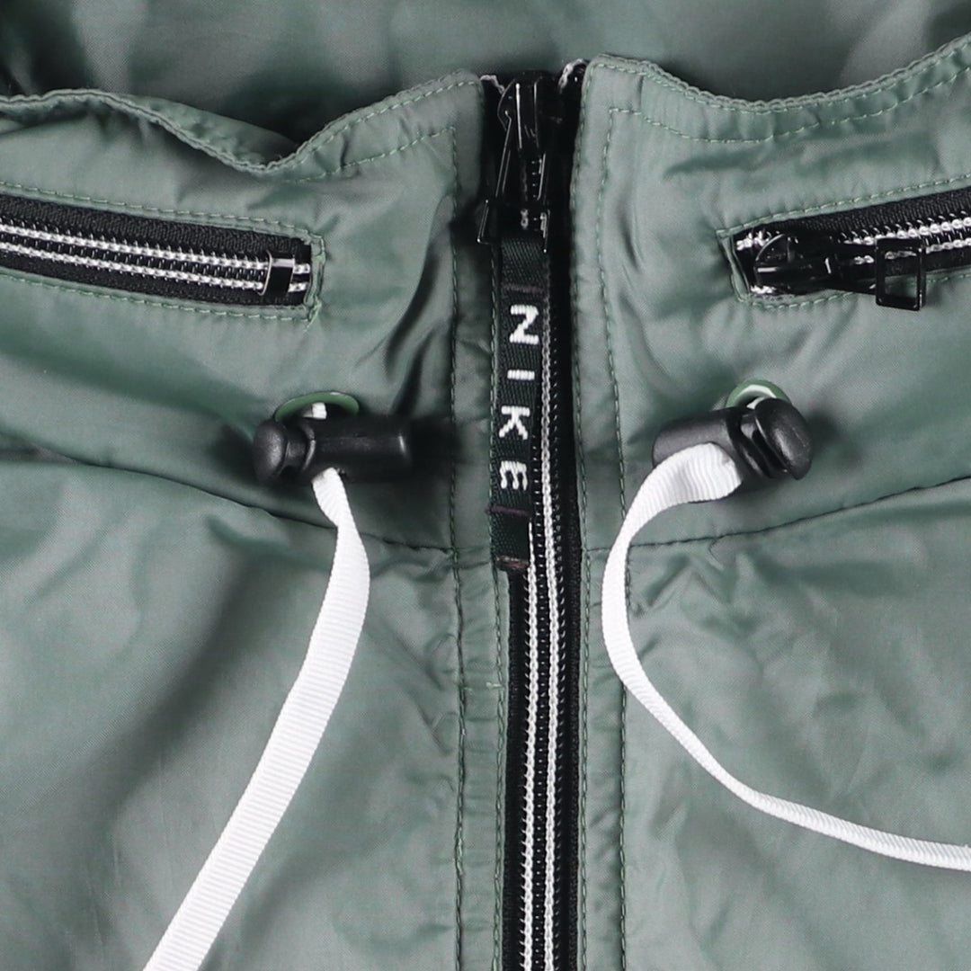 90'S Nike NIKE Nylon Jacket Men's XL Size Vintage Nylon Khaki type Vintage Second Hand