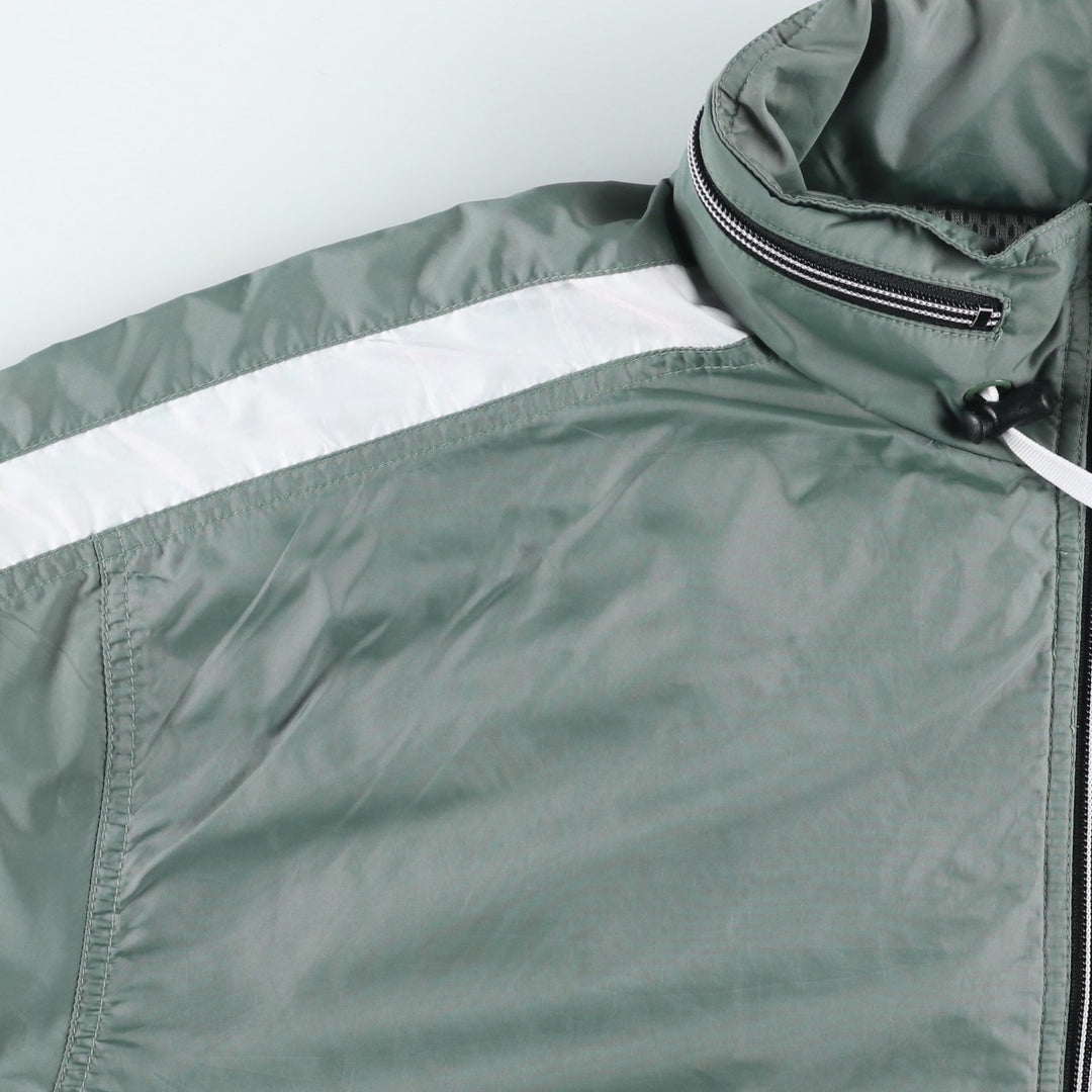 90'S Nike NIKE Nylon Jacket Men's XL Size Vintage Nylon Khaki type Vintage Second Hand