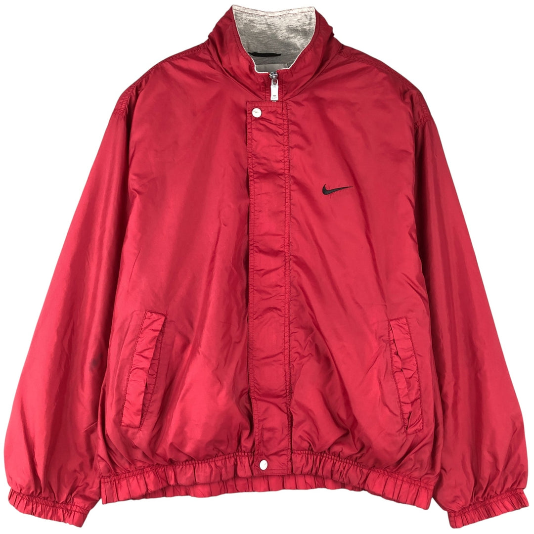 90'S Nike NIKE Nylon Jacket Men's Size L Vintage Nylon red type Vintage Second Hand