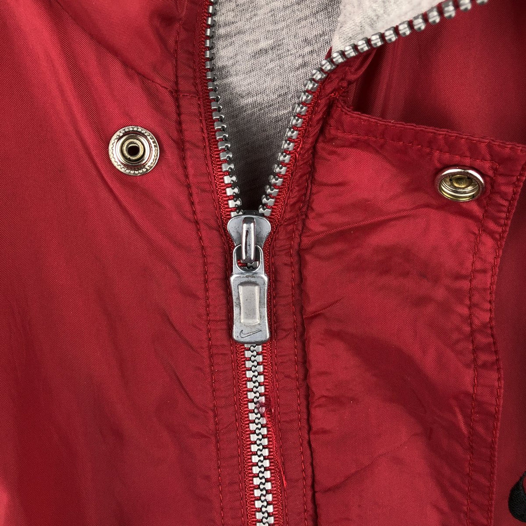 90'S Nike NIKE Nylon Jacket Men's Size L Vintage Nylon red type Vintage Second Hand