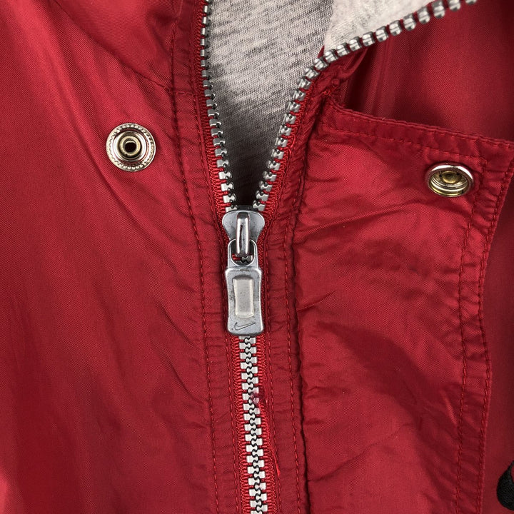 90'S Nike NIKE Nylon Jacket Men's Size L Vintage Nylon red type Vintage Second Hand