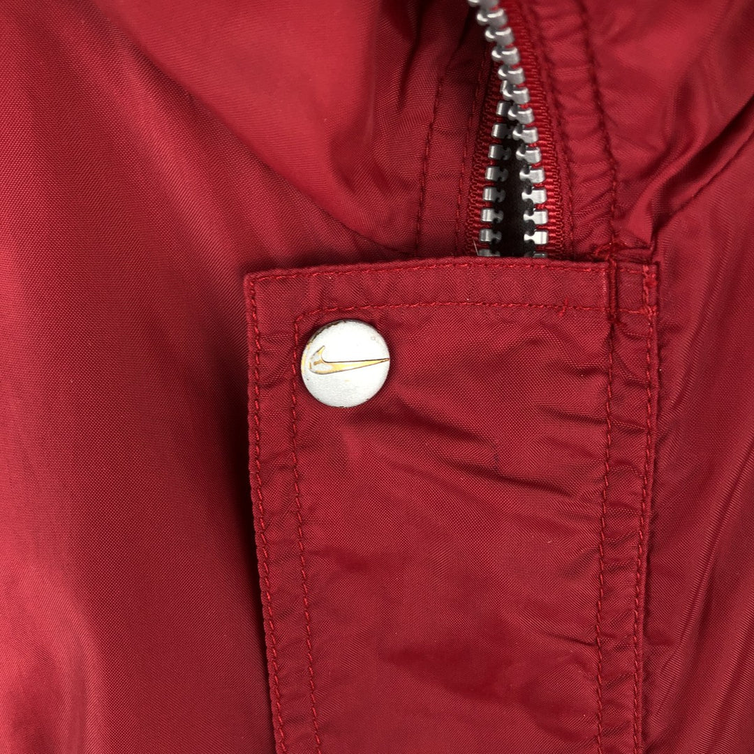 90'S Nike NIKE Nylon Jacket Men's Size L Vintage Nylon red type Vintage Second Hand