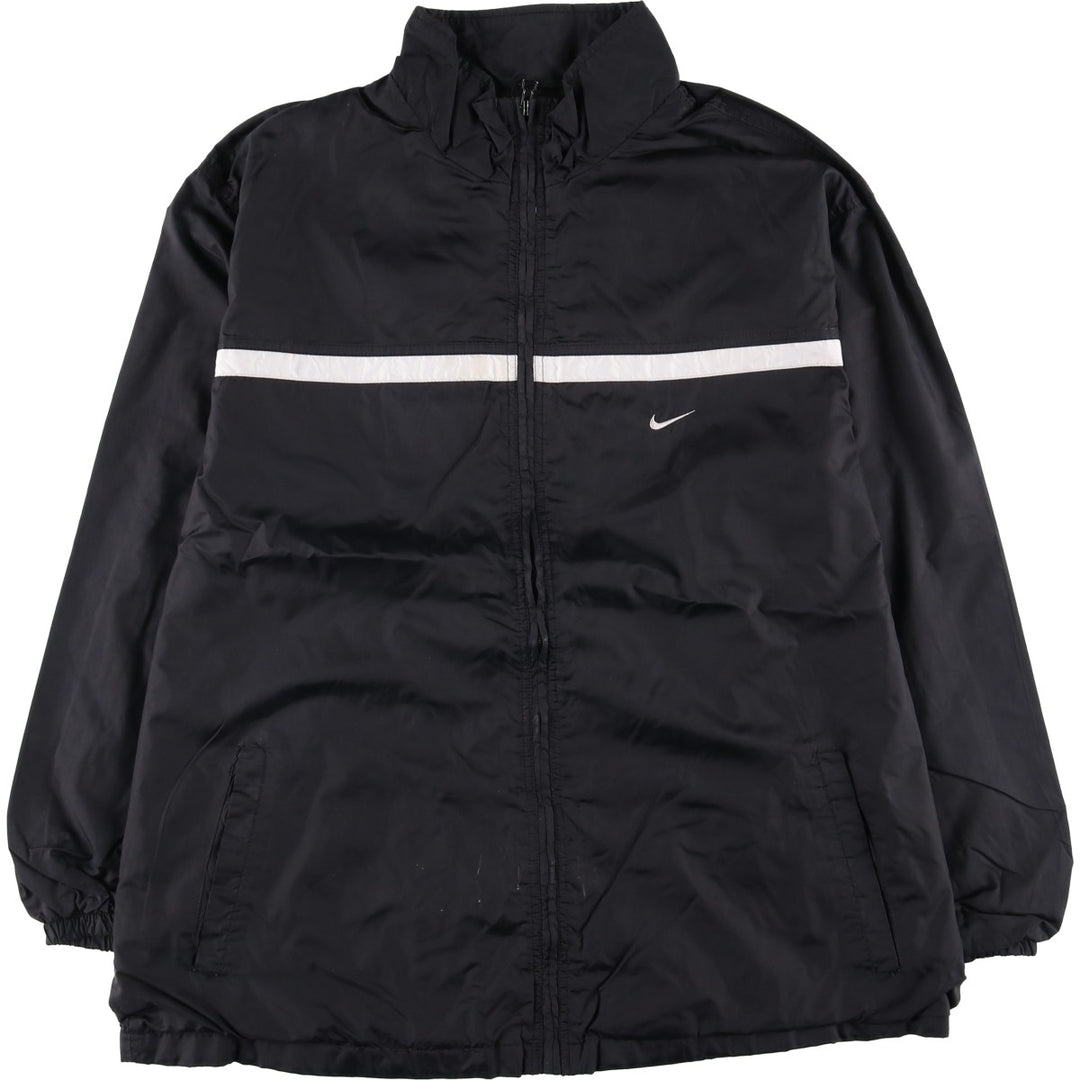 90'S Nike NIKE Nylon Jacket Men's Size L Vintage Nylon black type Vintage Second Hand