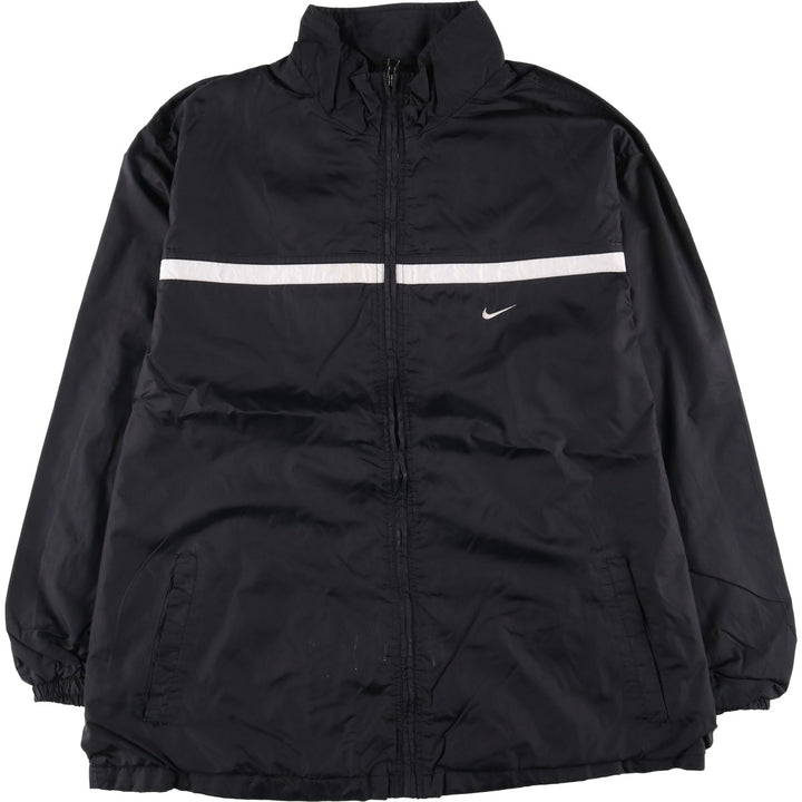 90'S Nike NIKE Nylon Jacket Men's Size L Vintage Nylon black type Vintage Second Hand