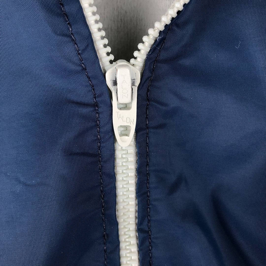 Vintage 90'S Champion College Triple Print Anorak Jacket, Made in USA, Men's XL Nylon navy blue type Vintage Second Hand