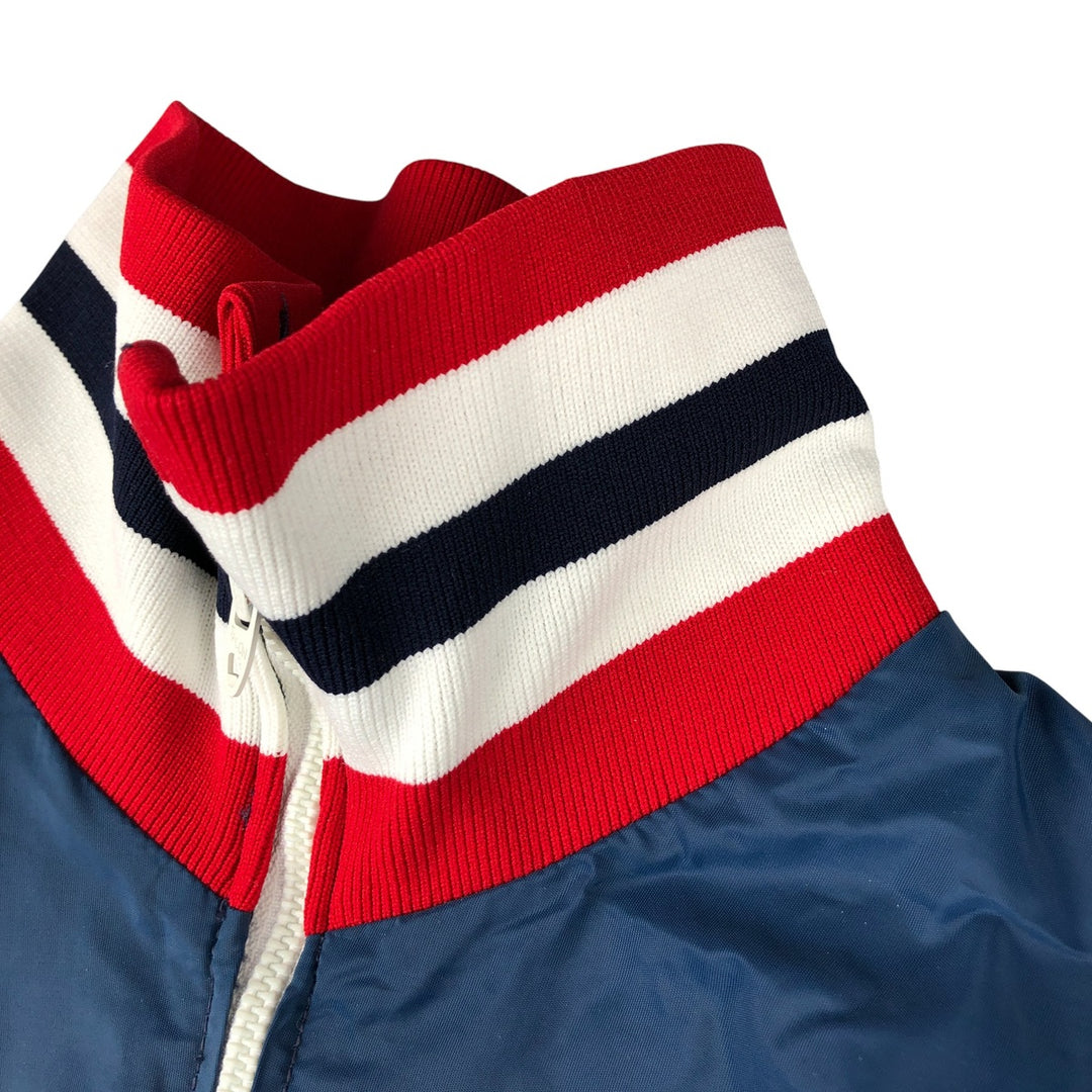 Vintage 90'S Champion College Triple Print Anorak Jacket, Made in USA, Men's XL Nylon navy blue type Vintage Second Hand