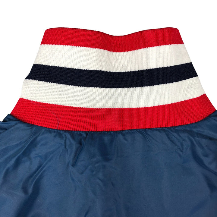 Vintage 90'S Champion College Triple Print Anorak Jacket, Made in USA, Men's XL Nylon navy blue type Vintage Second Hand