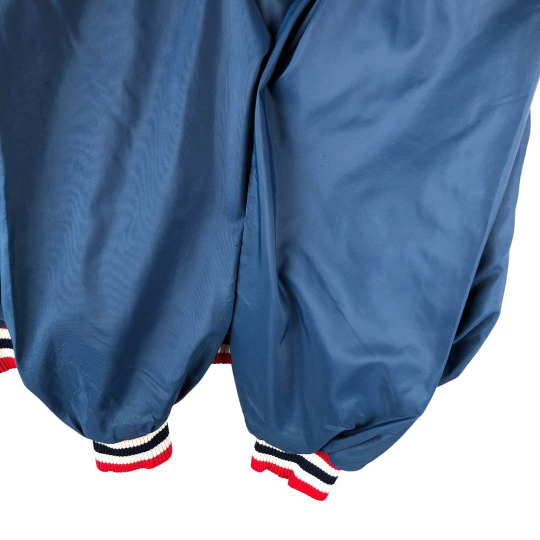 Vintage 90'S Champion College Triple Print Anorak Jacket, Made in USA, Men's XL Nylon navy blue type Vintage Second Hand