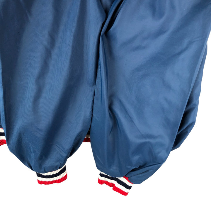 Vintage 90'S Champion College Triple Print Anorak Jacket, Made in USA, Men's XL Nylon navy blue type Vintage Second Hand