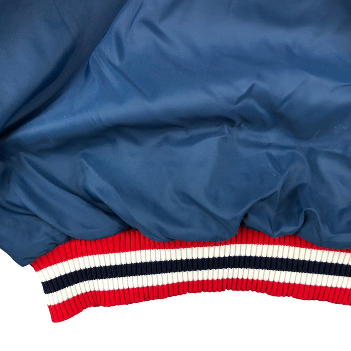 Vintage 90'S Champion College Triple Print Anorak Jacket, Made in USA, Men's XL Nylon navy blue type Vintage Second Hand